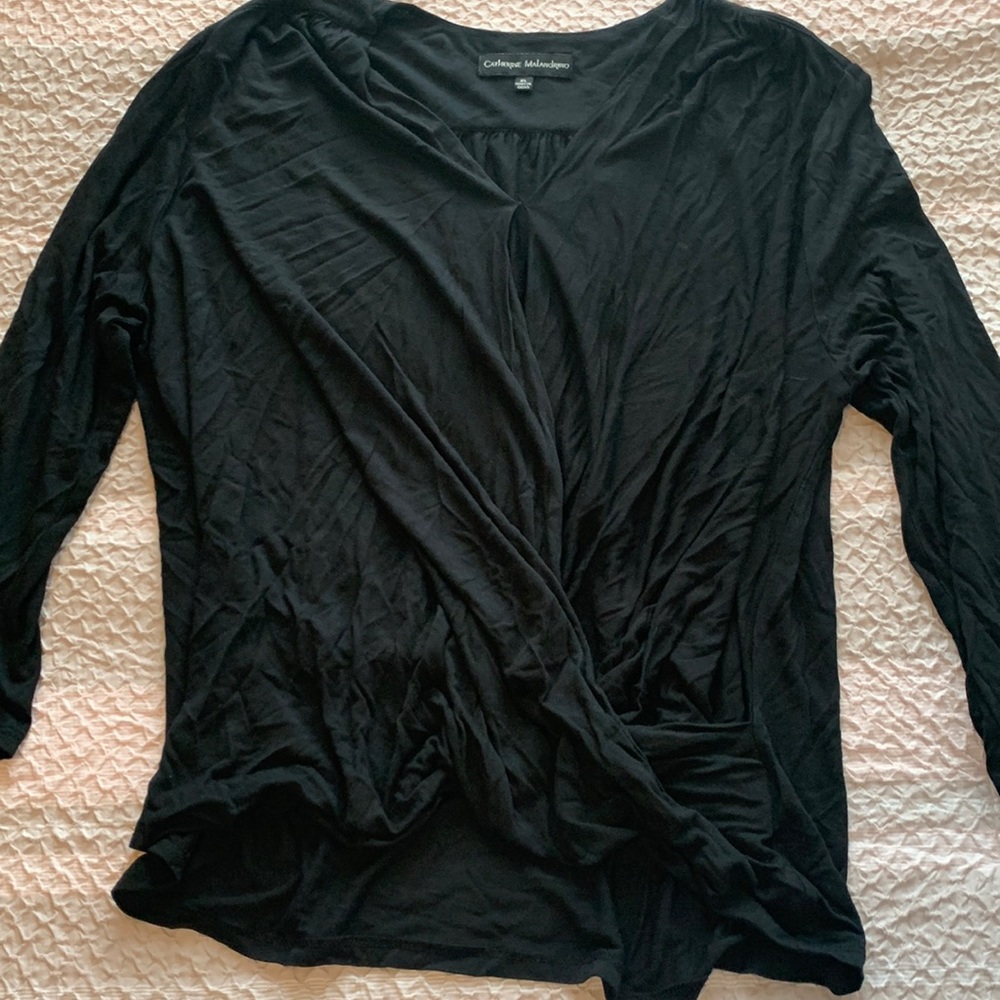 V Neck Crossed front Style top